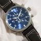 New Replica IWC Big Pilots Spitfire Blue Dial Leather Strap Watch 43mm (3)_th.jpg